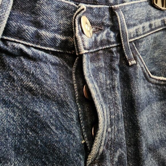 New 3x1 NYC High-Rise Straight Cropped Fringe Jeans in Lima Festival Boho - Picture 7 of 13